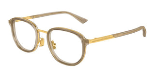 Bottega Veneta BV1378OK unisex Brown Round Eyeglasses