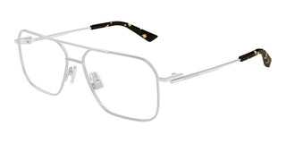 Bottega Veneta BV1384O men Silver Geometric Eyeglasses