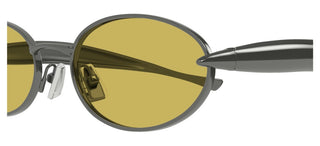 Bottega Veneta BV1386S unisex Ruthenium Oval Sunglasses