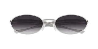 Bottega Veneta BV1386S unisex Silver Oval Sunglasses