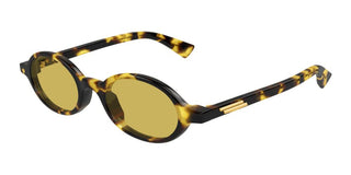Bottega Veneta BV1388S unisex Havana Round Sunglasses