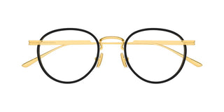 Bottega Veneta BV1389S men Gold Round Sunglasses
