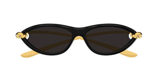 Bottega Veneta Bv1390s Women Black Cat Eye Sunglasses
