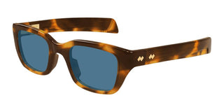 Bottega Veneta BV1393S unisex Havana Squared Sunglasses