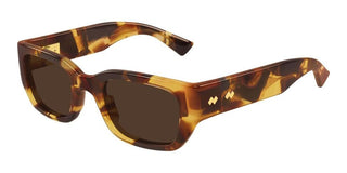 Bottega Veneta BV1400S unisex Havana Squared Sunglasses