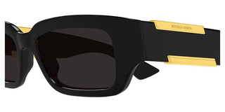 Bottega Veneta BV1406S unisex Black Squared Sunglasses