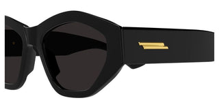 Bottega Veneta BV1408S women Black Geometric Sunglasses