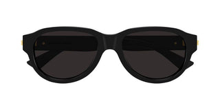 Bottega Veneta BV1410S men Black Round Sunglasses