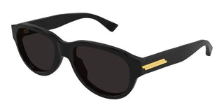 Bottega Veneta BV1410S men Black Round Sunglasses