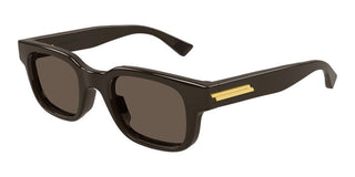 Bottega Veneta BV1411S men Brown Squared Sunglasses