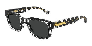 Bottega Veneta BV1411S men Black Squared Sunglasses