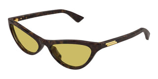 Bottega Veneta BV1414S women Havana Cat Eye Sunglasses
