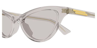 Bottega Veneta BV1414S women Grey Cat Eye Sunglasses