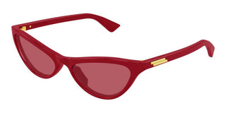 Bottega Veneta BV1414S women Red Cat Eye Sunglasses