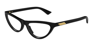 Bottega Veneta BV1416O women Black Cat Eye Eyeglasses