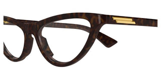 Bottega Veneta BV1416O women Havana Cat Eye Eyeglasses