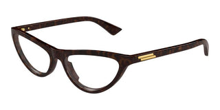 Bottega Veneta BV1416O women Havana Cat Eye Eyeglasses