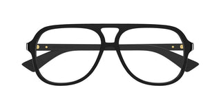 Bottega Veneta BV1417O unisex Black Pilot Eyeglasses