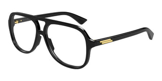 Bottega Veneta BV1417O unisex Black Pilot Eyeglasses