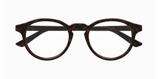 Bottega Veneta BV1420O men Havana Round Eyeglasses