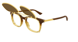 Bottega Veneta BV1429S men Brown Squared Sunglasses