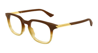 Bottega Veneta BV1429S men Brown Squared Sunglasses