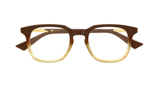 Bottega Veneta BV1429S men Brown Squared Sunglasses