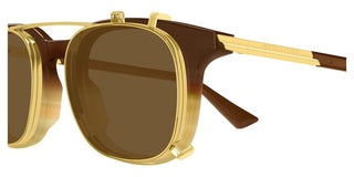 Bottega Veneta BV1429S men Brown Squared Sunglasses