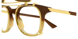 Bottega Veneta BV1429S men Brown Squared Sunglasses