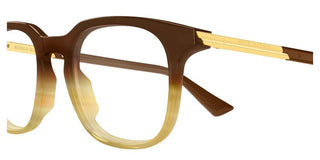 Bottega Veneta BV1429S men Brown Squared Sunglasses