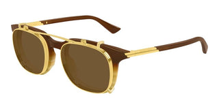 Bottega Veneta BV1429S men Brown Squared Sunglasses