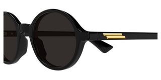 Bottega Veneta BV1430S unisex Black Round Sunglasses