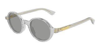 Bottega Veneta BV1430S unisex Grey Round Sunglasses