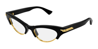 Bottega Veneta BV1431S women Black Cat Eye Sunglasses
