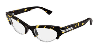 Bottega Veneta BV1431S women Havana Cat Eye Sunglasses