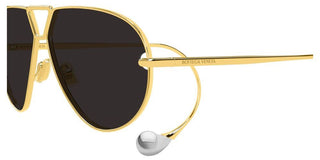 Bottega Veneta BV1437S women Gold Pilot Sunglasses