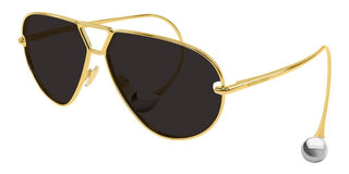 Bottega Veneta BV1437S women Gold Pilot Sunglasses