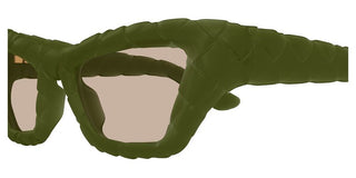 Bottega Veneta BV1438S women Green Cat Eye Sunglasses