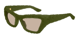 Bottega Veneta BV1438S women Green Cat Eye Sunglasses