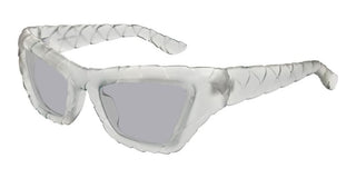 Bottega Veneta BV1438S women Grey Cat Eye Sunglasses