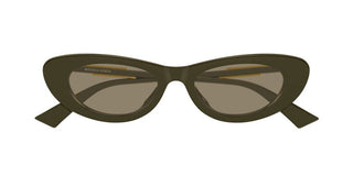 Bottega Veneta BV1447S women Green Cat Eye Sunglasses