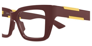 Bottega Veneta BV1455O women Red Squared Eyeglasses