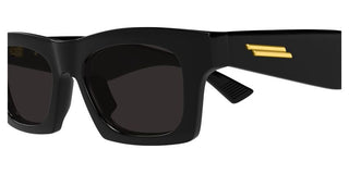 Bottega Veneta BV1457S unisex Black Squared Sunglasses