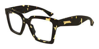 Bottega Veneta BV1458O women Havana Squared Eyeglasses