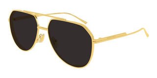 Bottega Veneta BV1465S unisex Gold Pilot Sunglasses