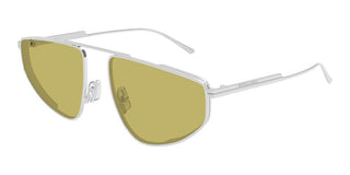 Bottega Veneta BV1466S women Silver Pilot Sunglasses
