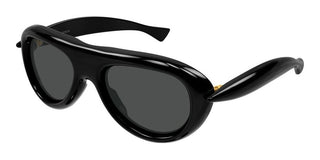 Bottega Veneta BV1483S unisex Black Pilot Sunglasses