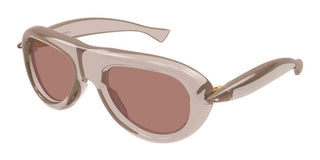 Bottega Veneta BV1483S unisex Brown Pilot Sunglasses