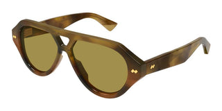 Bottega Veneta BV1485S unisex Brown Pilot Sunglasses