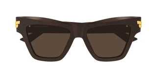 Bottega Veneta BV1489S women Brown Cat Eye Sunglasses